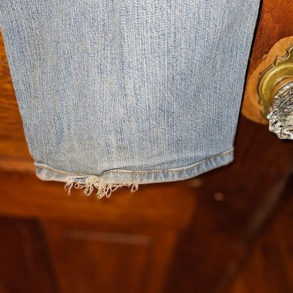 Vintage Y2K Paris Blues Flare Jeans Junior Size 11 | Light Stone Washed Retro - Picture 13 of 13
